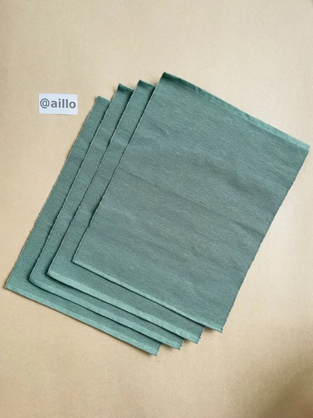 4 IKEA MARIT Place mats, green